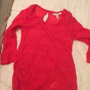 Lace maternity shirt