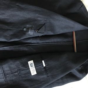 JCrew Black Linen Blazer
