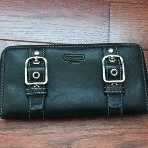 Black coach wallet