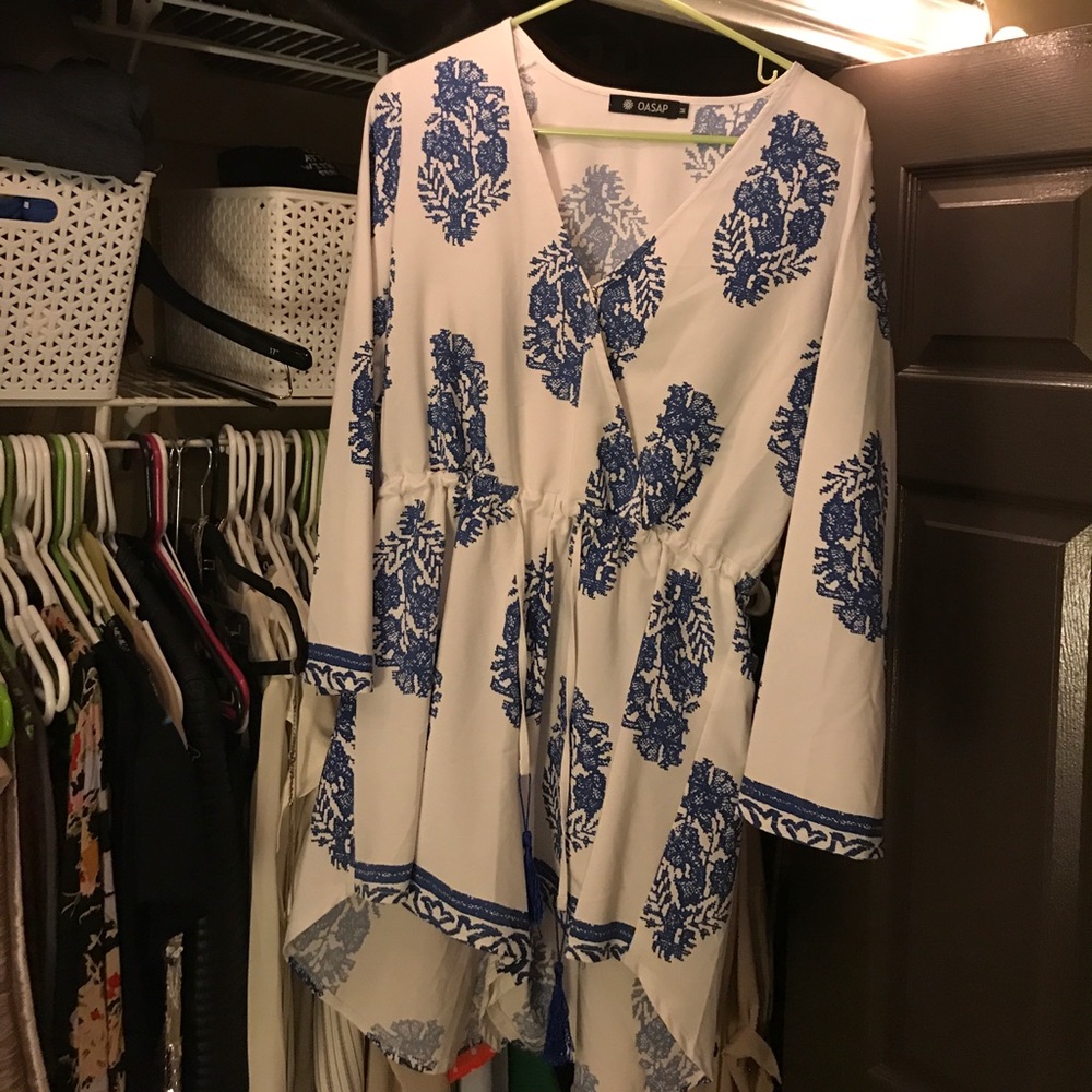 White long sleeved romper