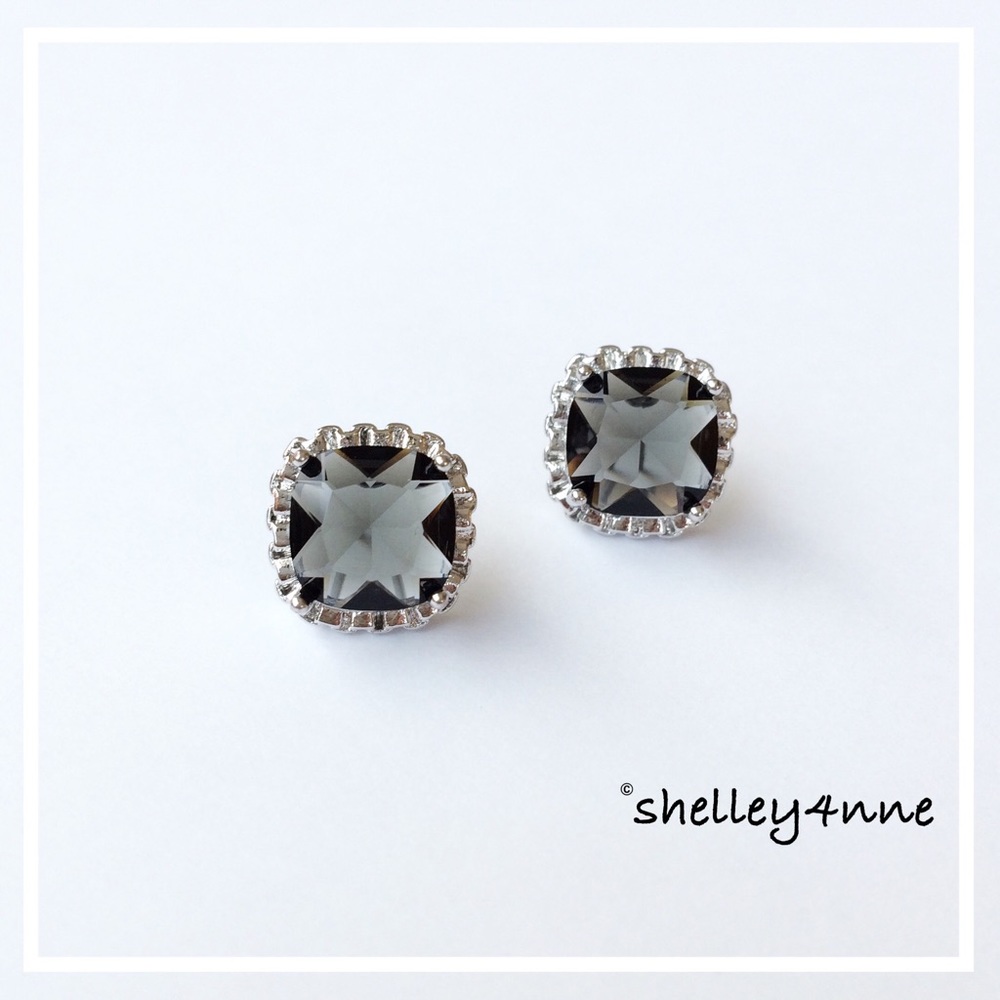 Black Statement Studs