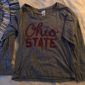 Ohio State script long sleeve tee