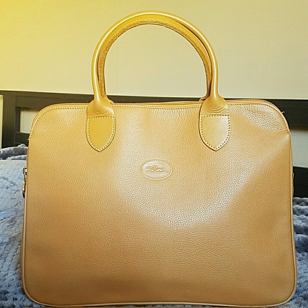 *SOLD* Longchamp leather handbag Rare!!