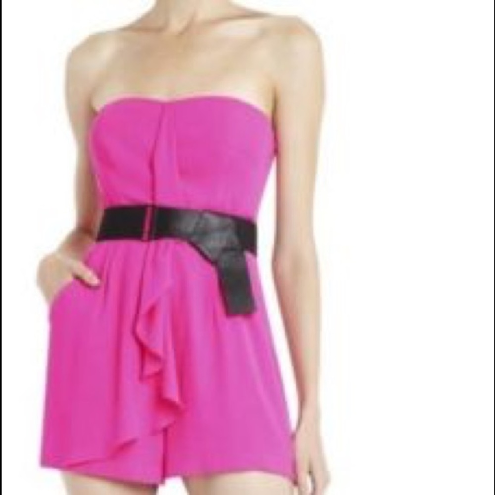 BCBG Maxazria Runway 'Mina' Strapless Romper