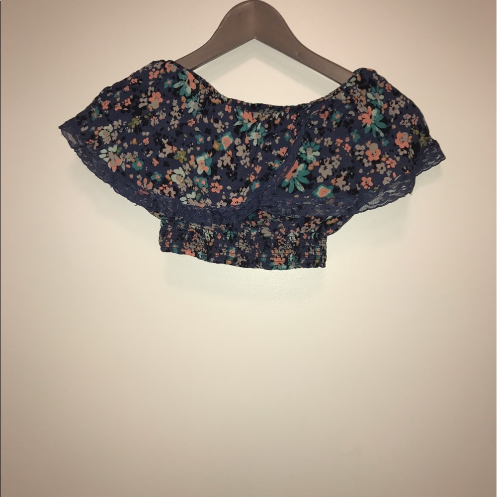 Cropped floral tube top. Kirra from Pacsun