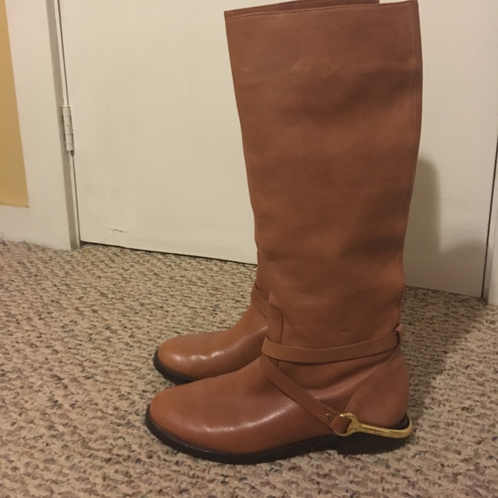 tall brown RLL boots - Picture 6 of 6