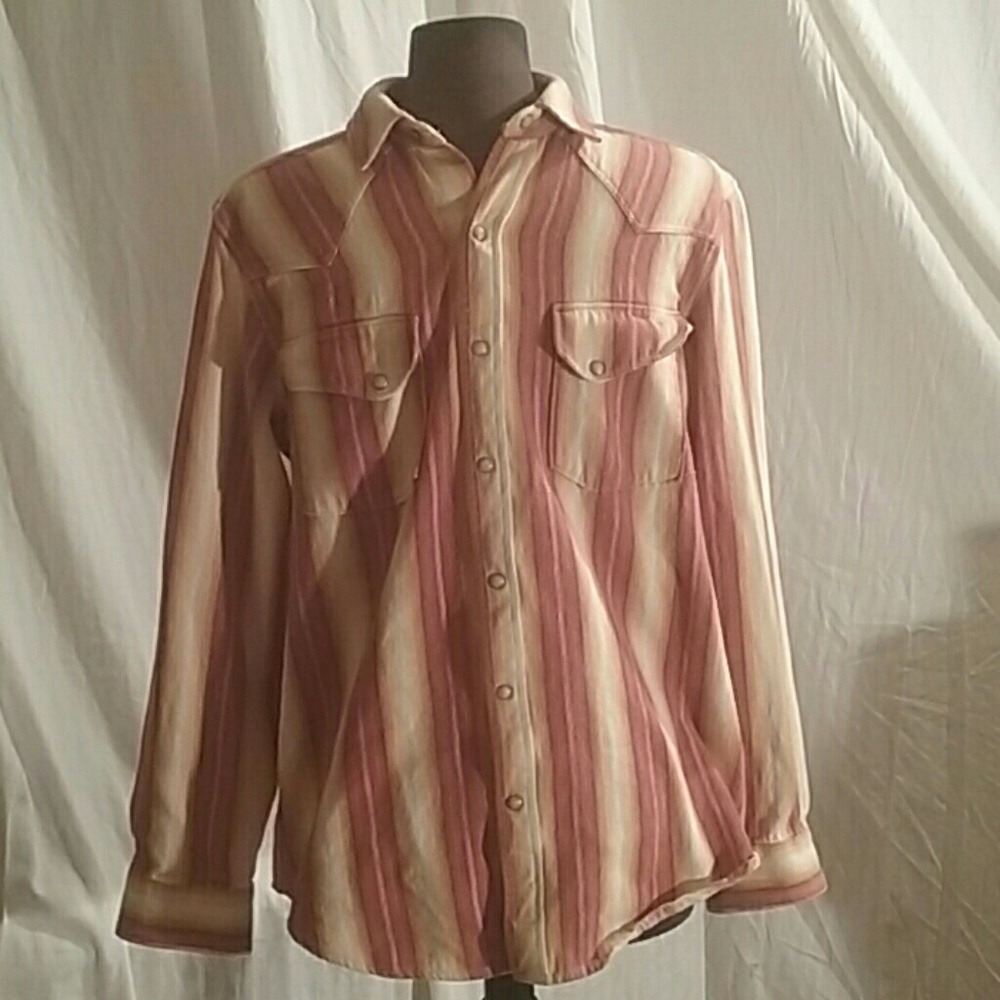 Vintage Territory Ahead Mens Western Shirt