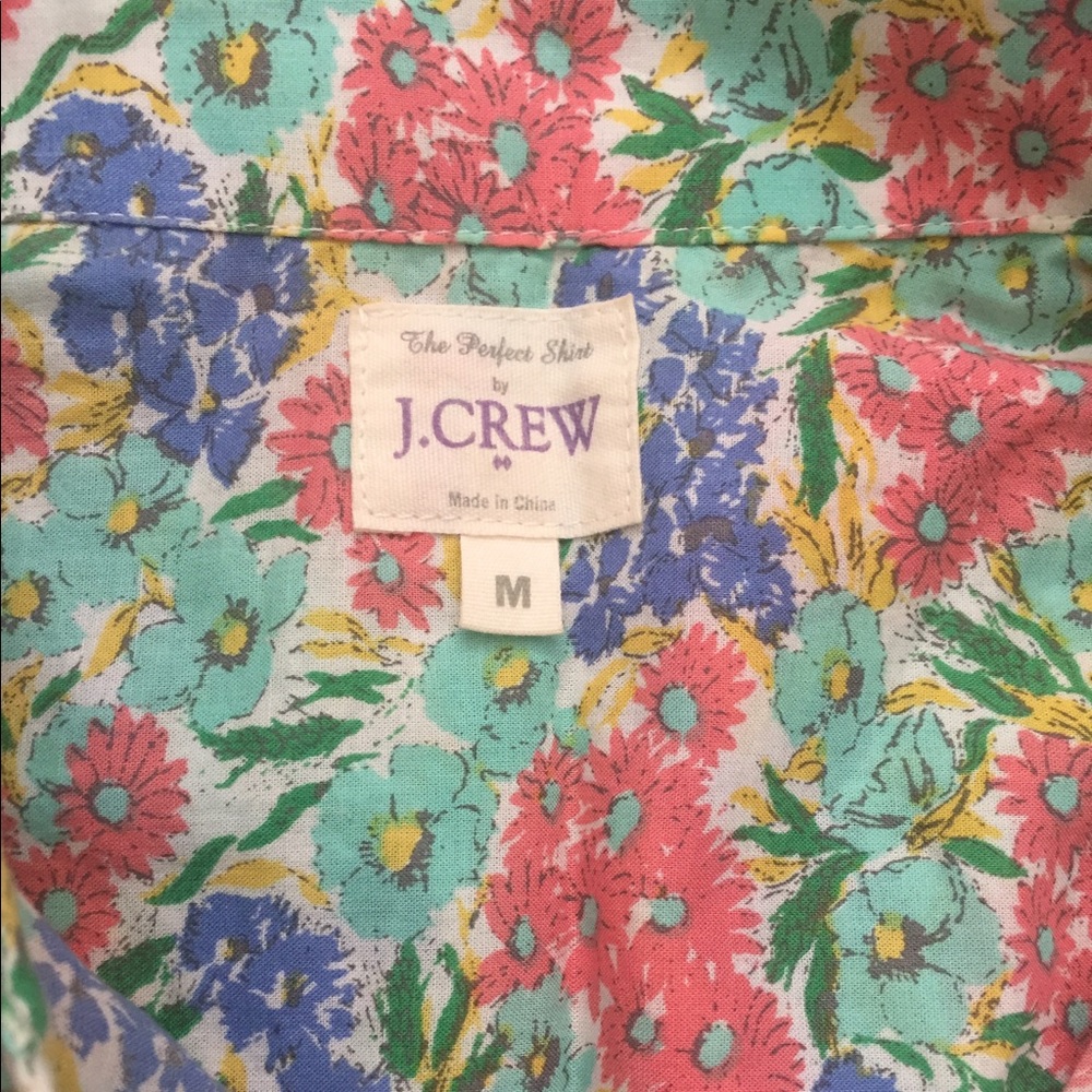 Jcrew floral button down
