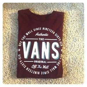 Vans Maroon Graphic T