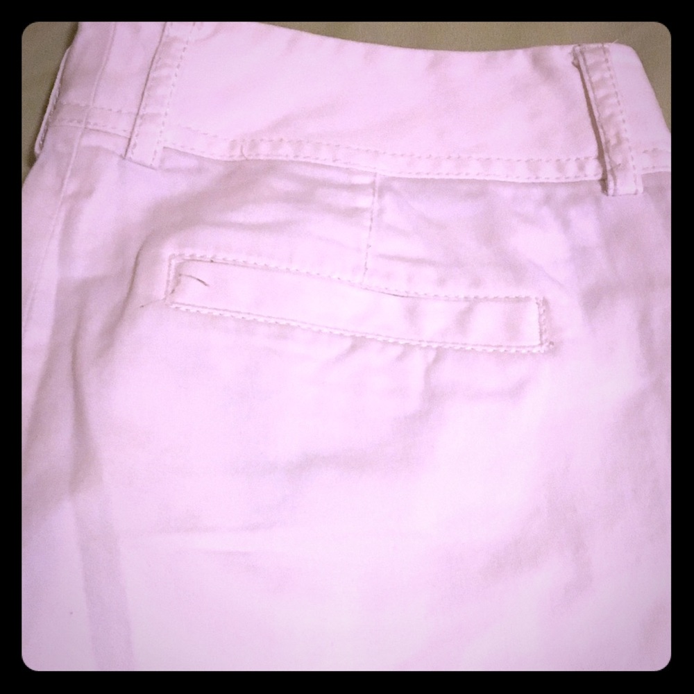 Express Cropped White Pant- Size 4