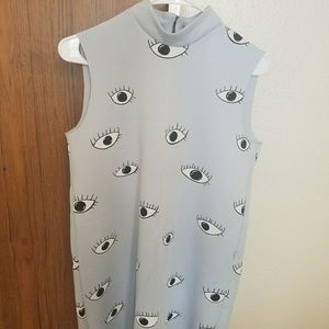 Zara Eye Print Dress