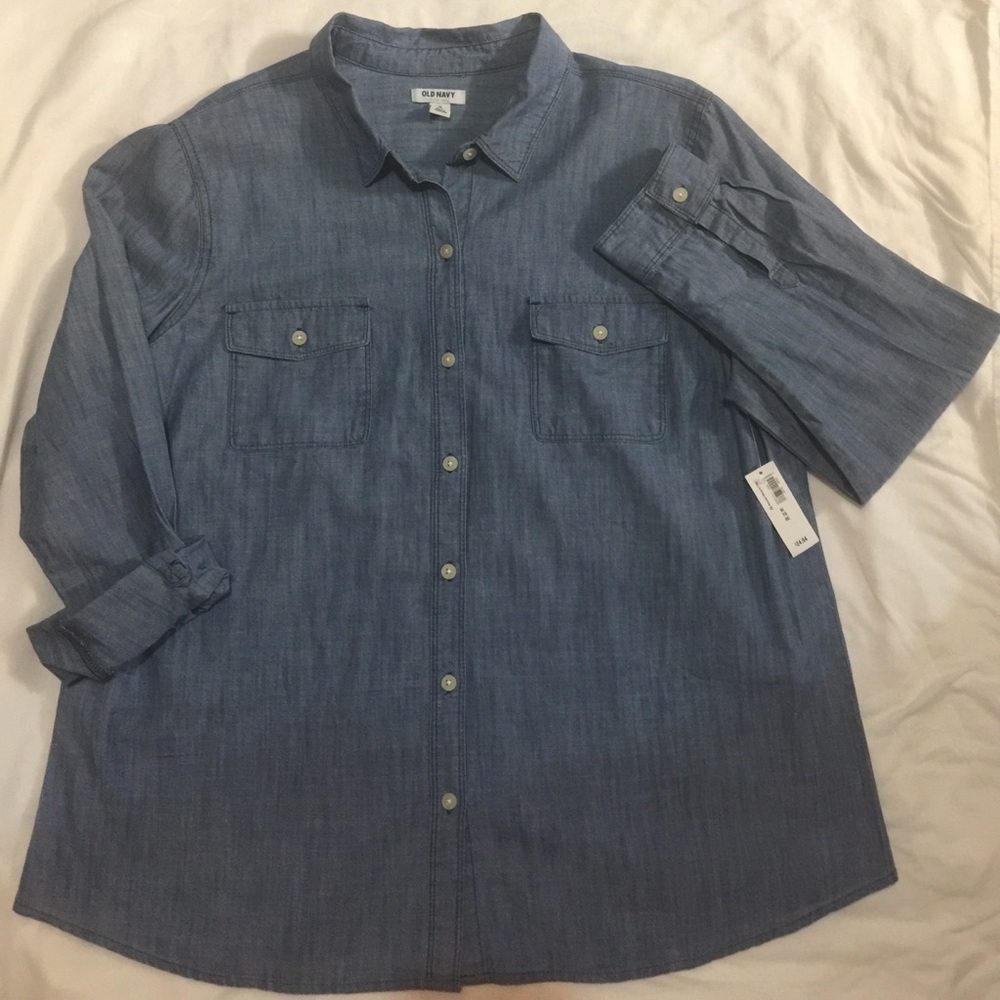 NWT Old Navy Chambray/denim shirt