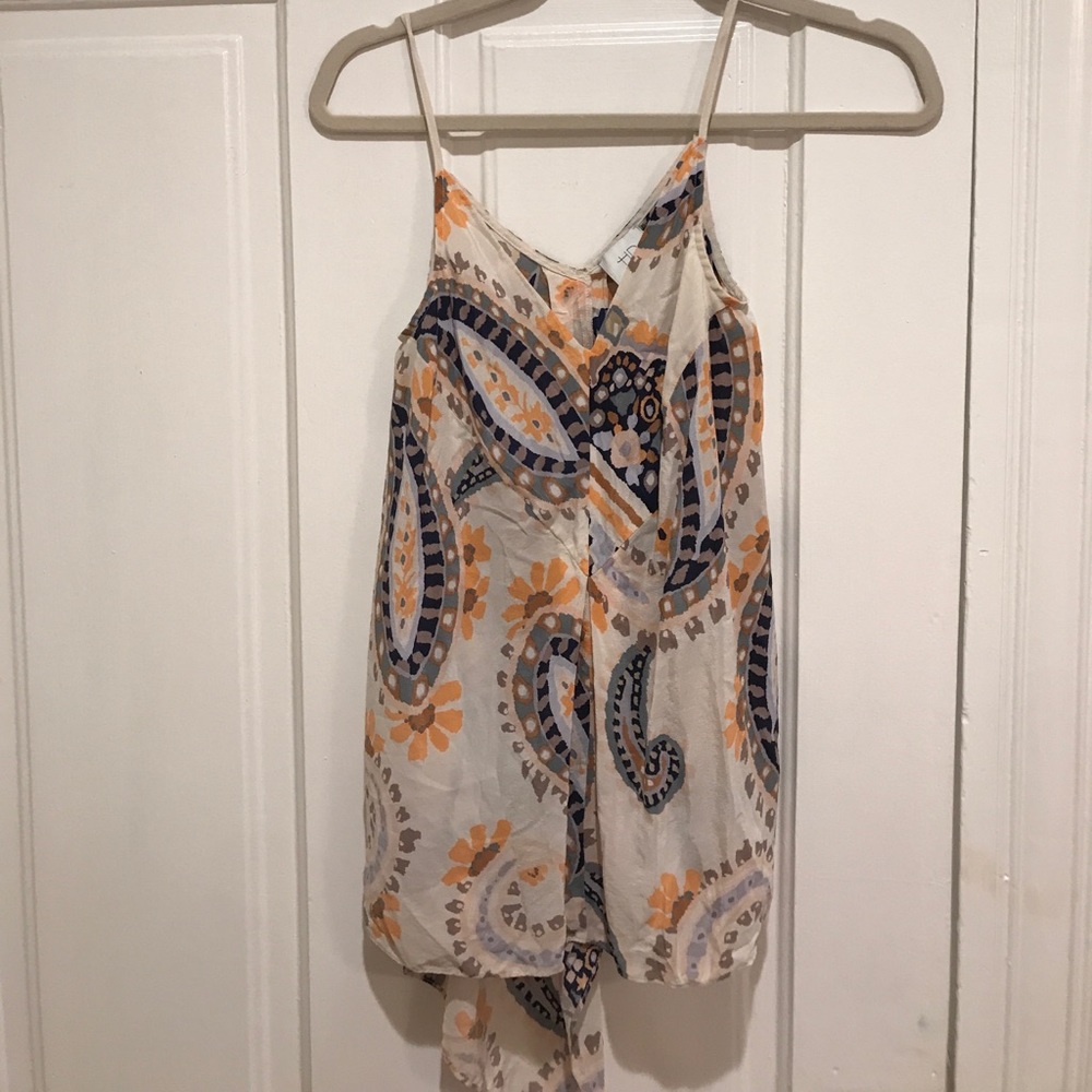 Anthropologie asymmetrical tank
