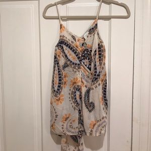 Anthropologie asymmetrical tank