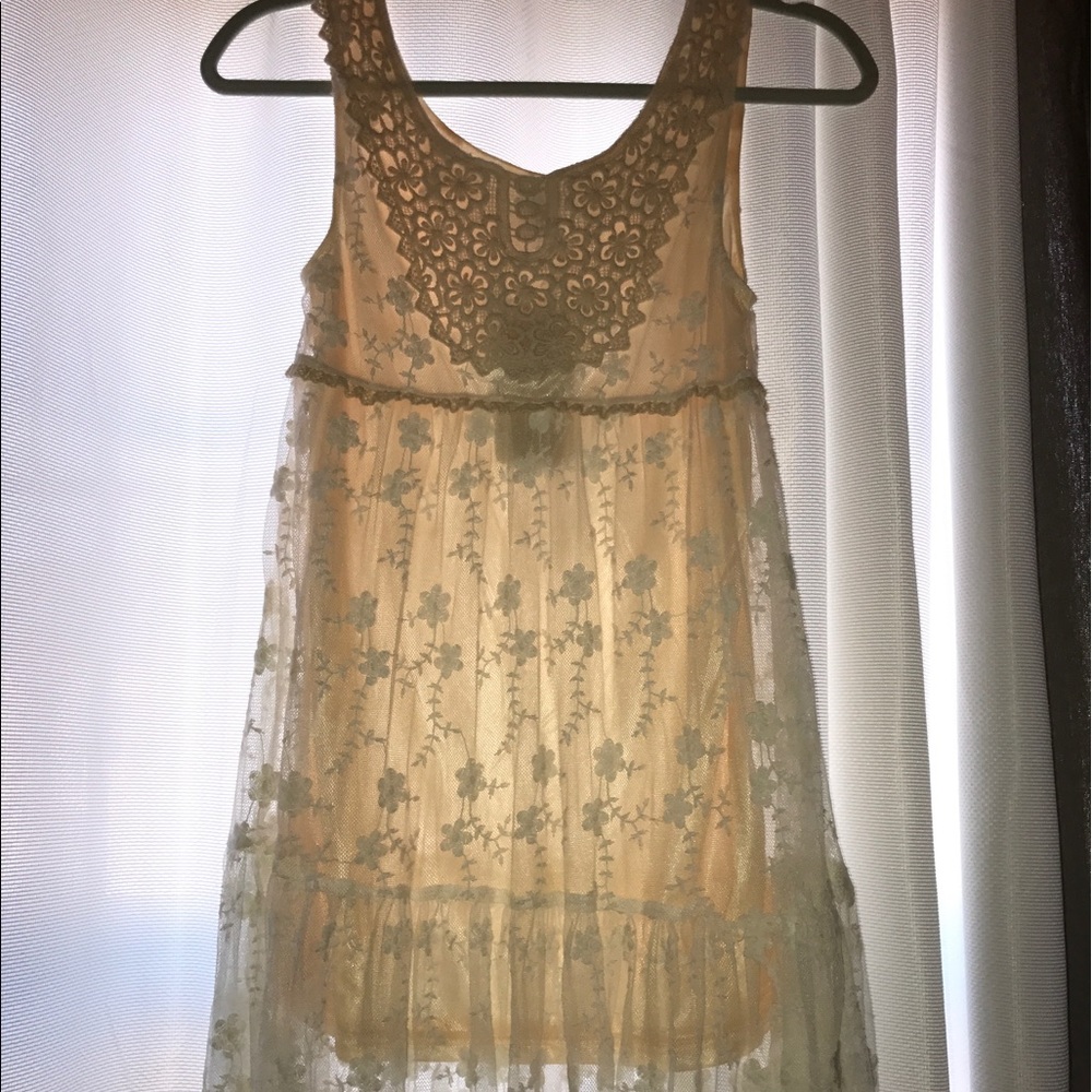 Cream Lace Tunic