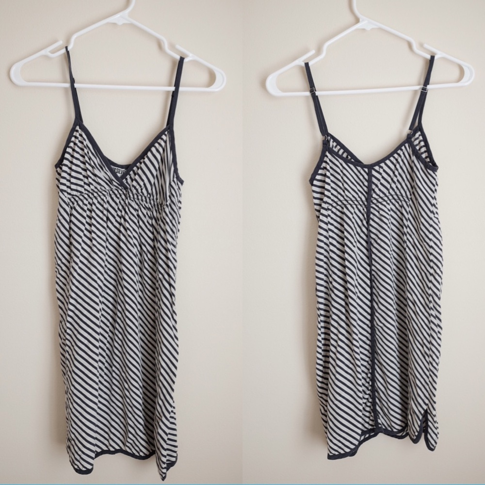 Quiksilver stripped slip dress