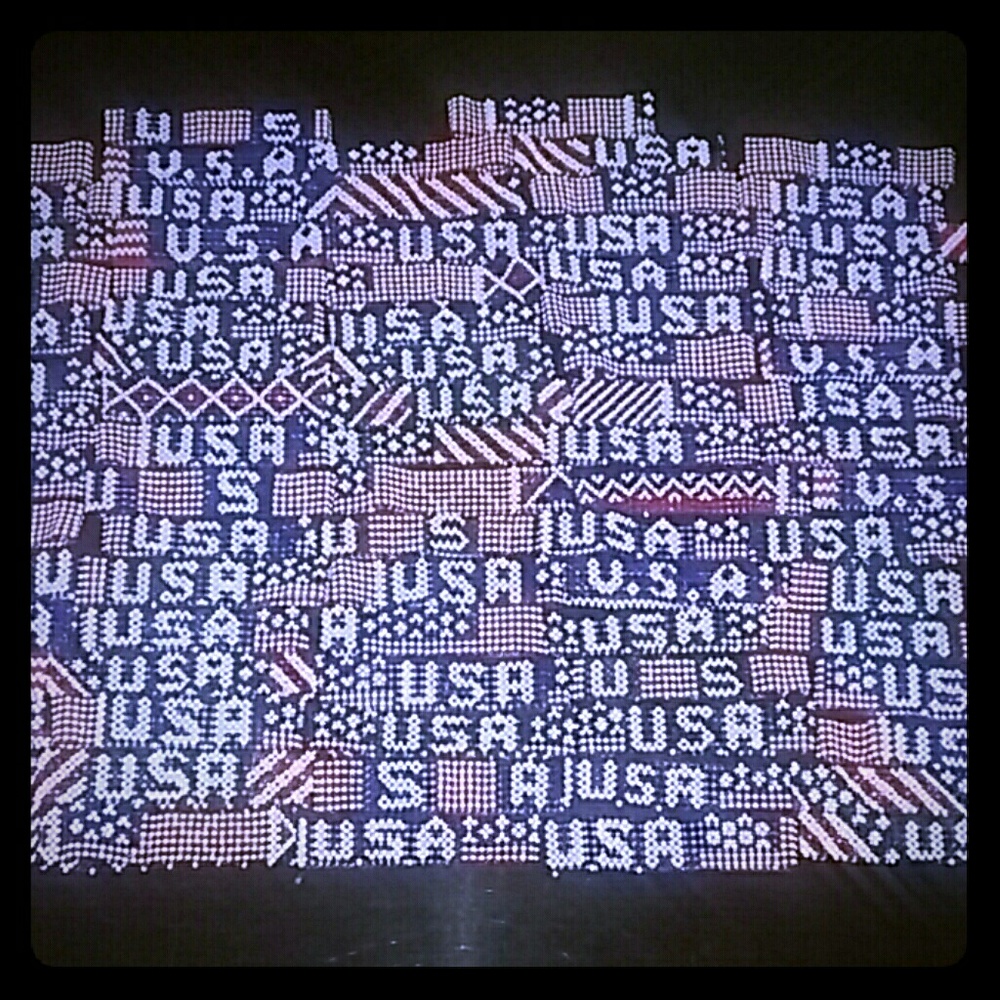 Homemade USA beaded bracelets!