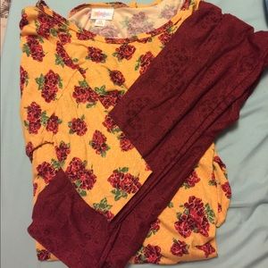 LuLaRoe XS Irma and OS Leggings