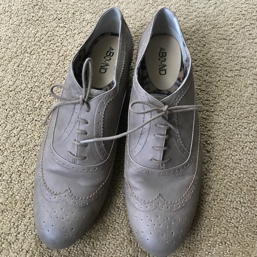 Tan Oxford Flats