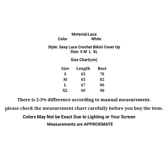 🎆WHITE LACE & MESH COVER UP OR TOP - Picture 3 of 8