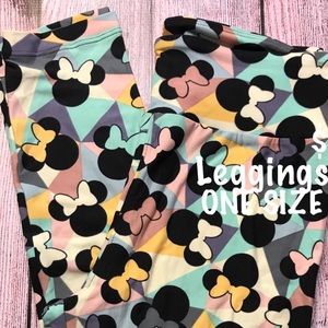 NWT Lularoe OS Disney Leggings Super Soft