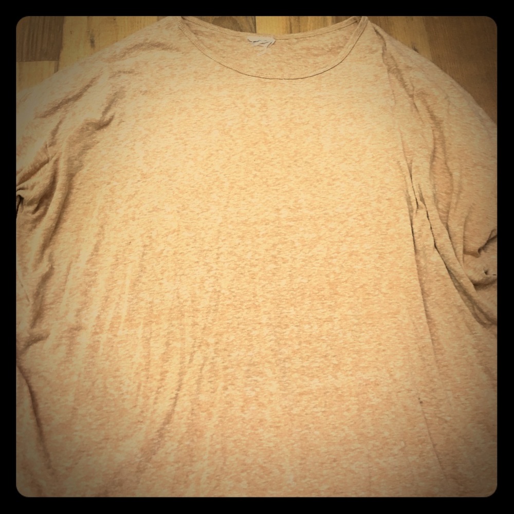 Lularoe XL heathered camel tan Irma
