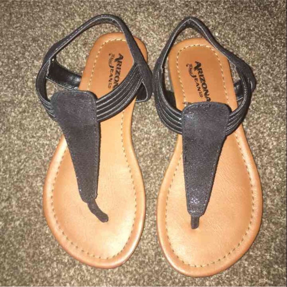 🎀Arizona Girl's sandals Black size 12🎀