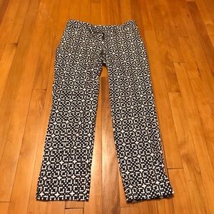 Patterned dress pants