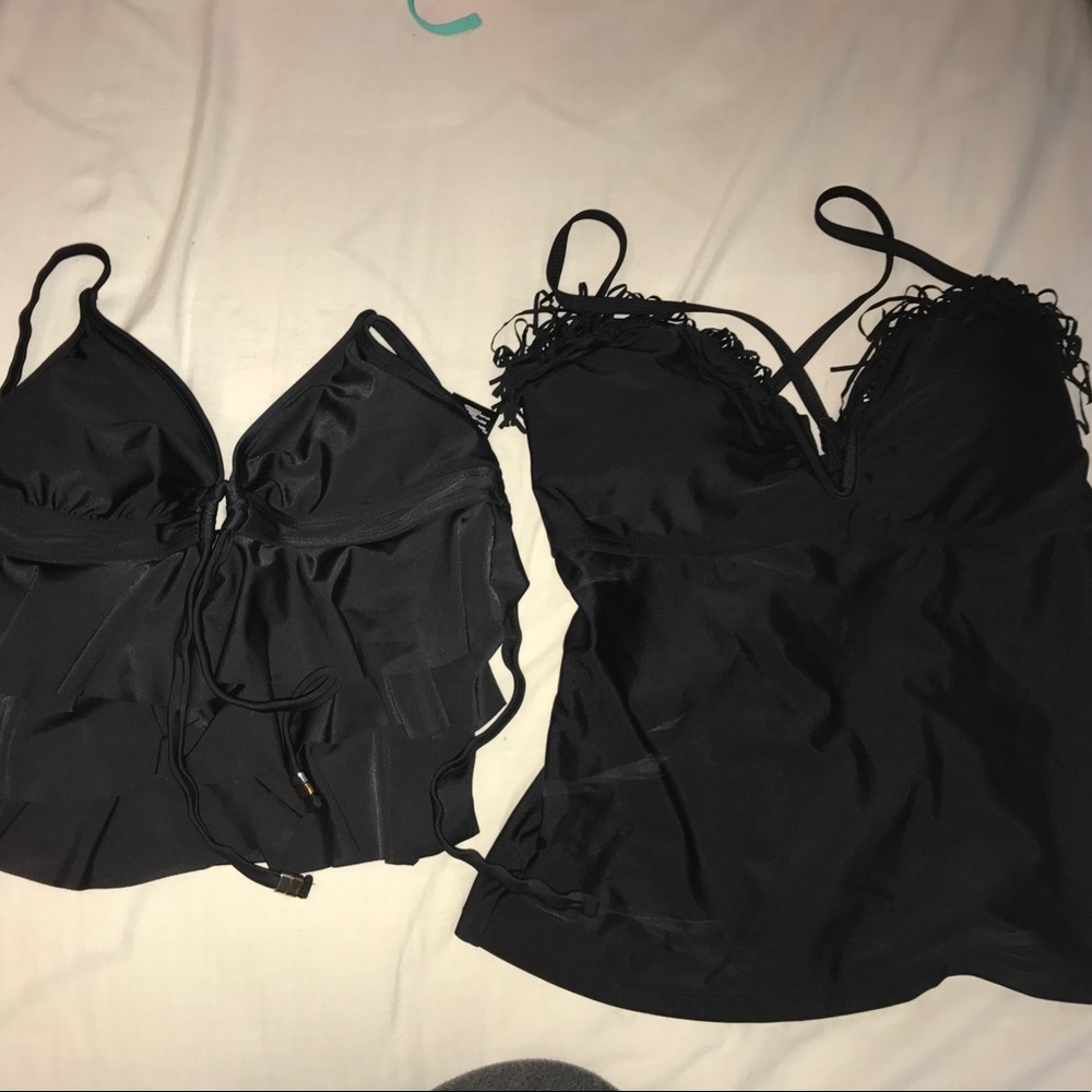 Black tankinis