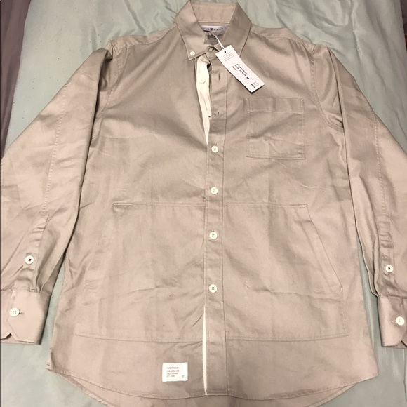 Five Four Club Foster Off-White Button Down Size M - Picture 4 of 6