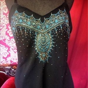 Funkadelic Bohemian Festival Style Camisole Top