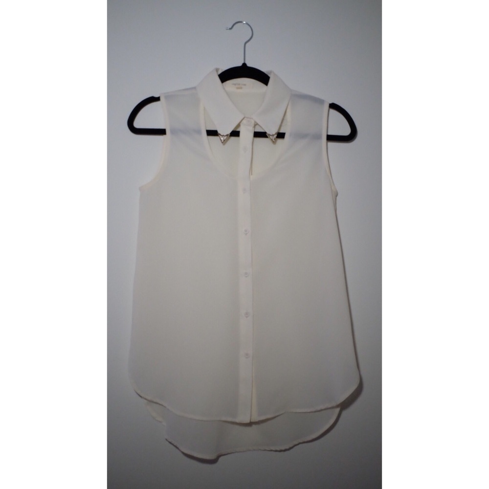 English Rose brand white tank top