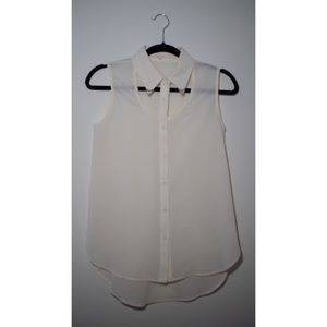 English Rose brand white tank top