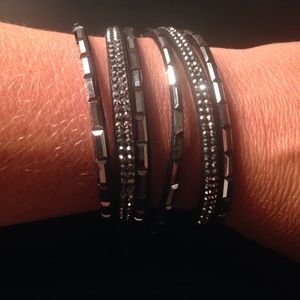 2 double wrap bracelets