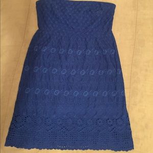 Old navy tube dress in blue sz 14