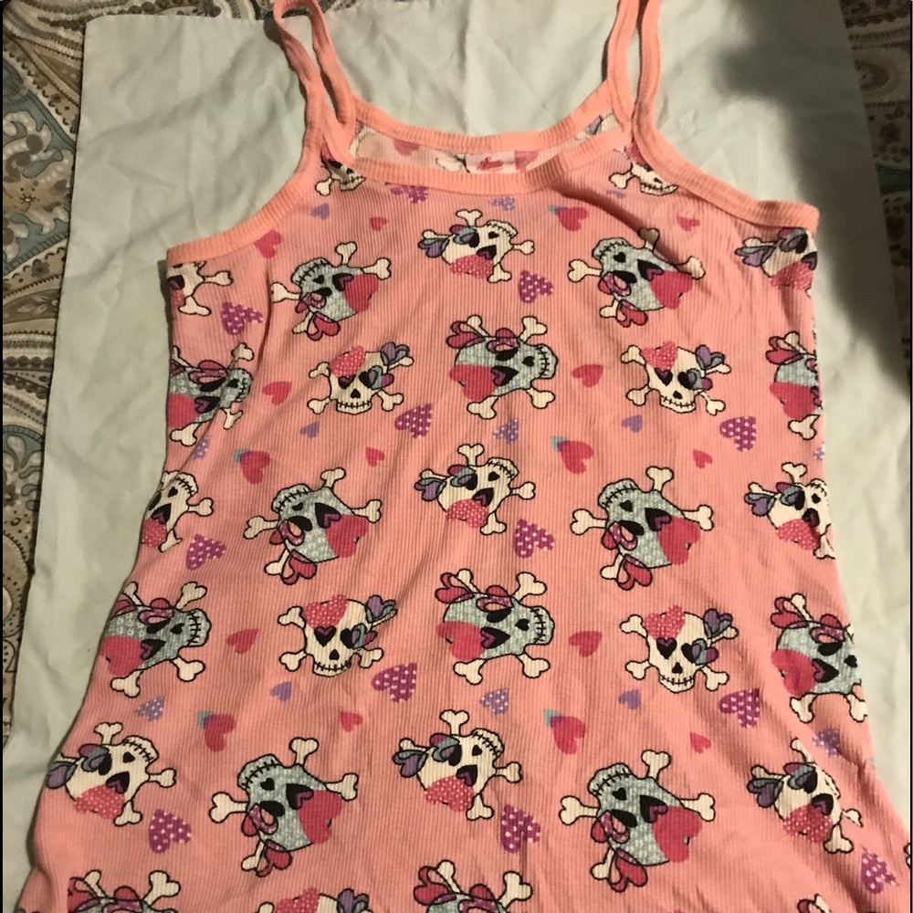 Pink Skull and Crossbones nightgown
