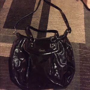 Large brown coach bag