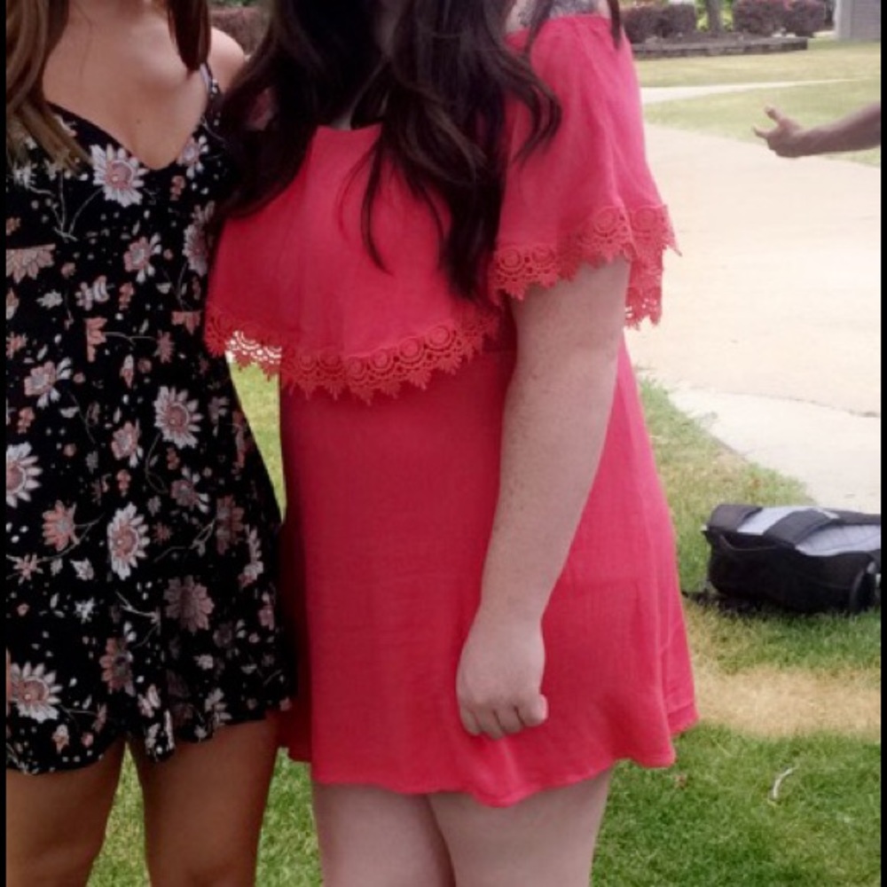 Off the shoulder dress