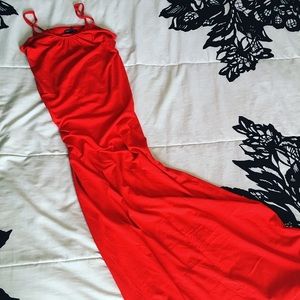 Express Firey Cut Out Maxi Dress