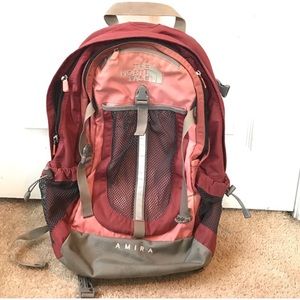 North Face Amira Backpack Pink!