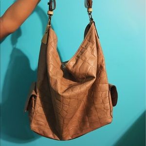 Dimoni leather hobo-shoulder bag