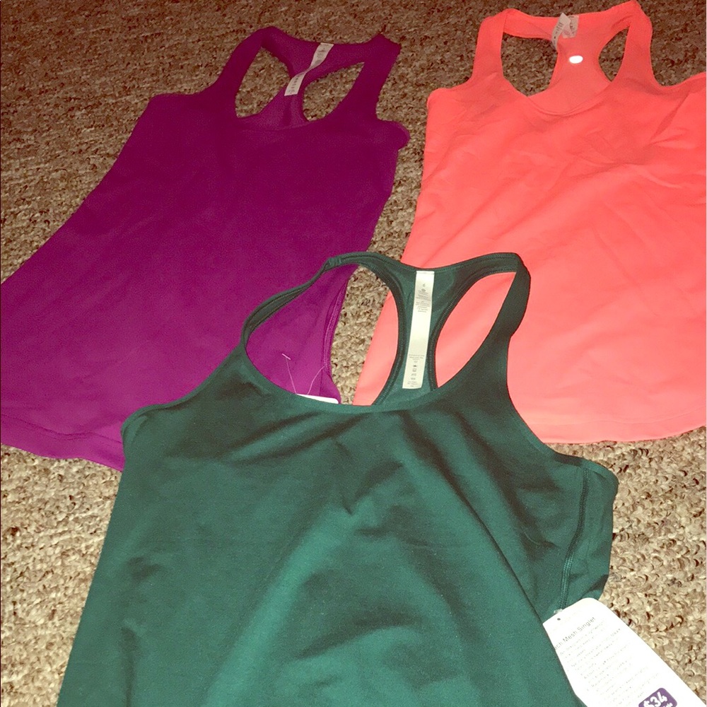 3 NWT lululemon tanks!