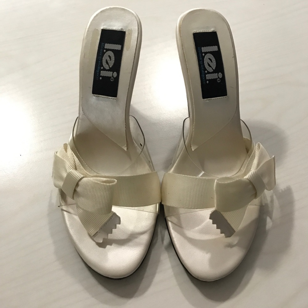 Cream heels