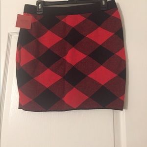 Plaid skirt