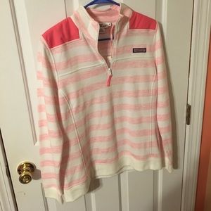 Never worn Pink striped Vineyard Vines Shep Shirt