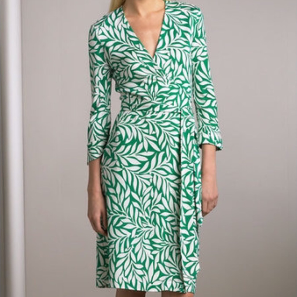 Stunning green wrap dress