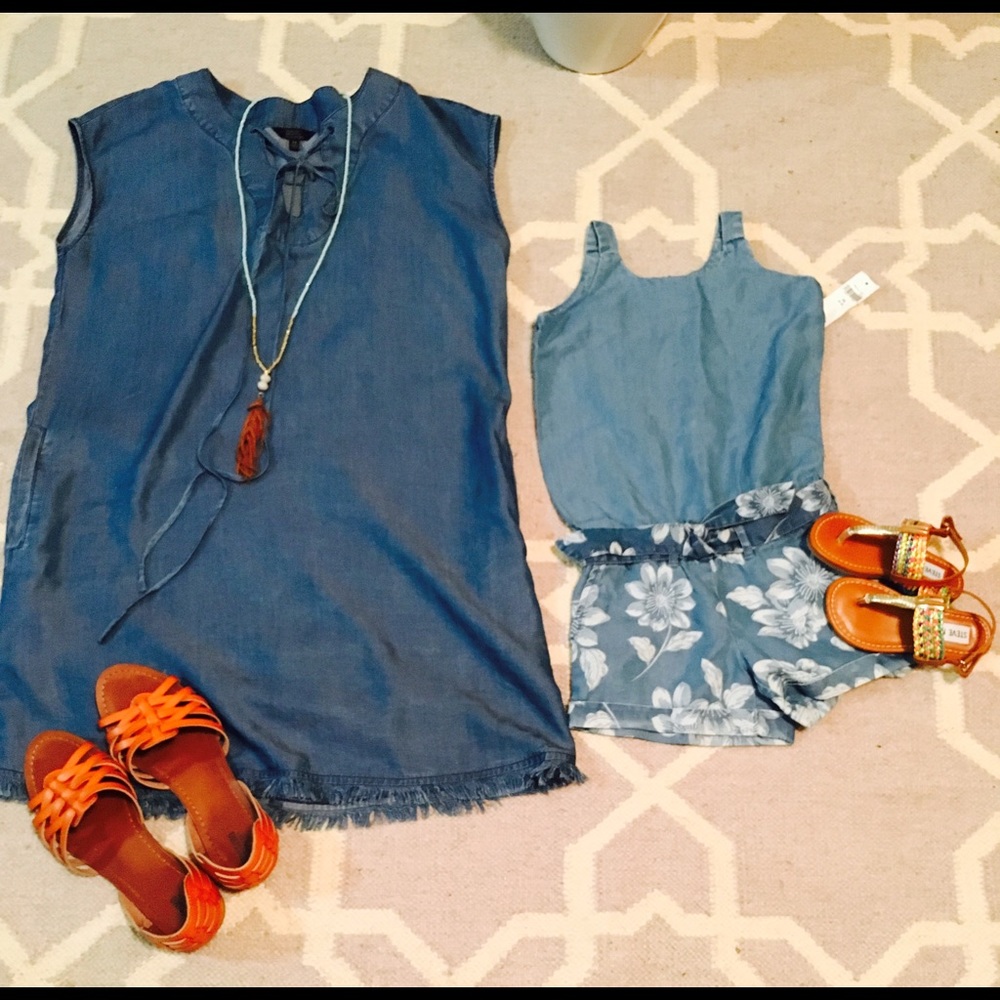 Hurry sale!!! Mommy n me  dress and Gap romper