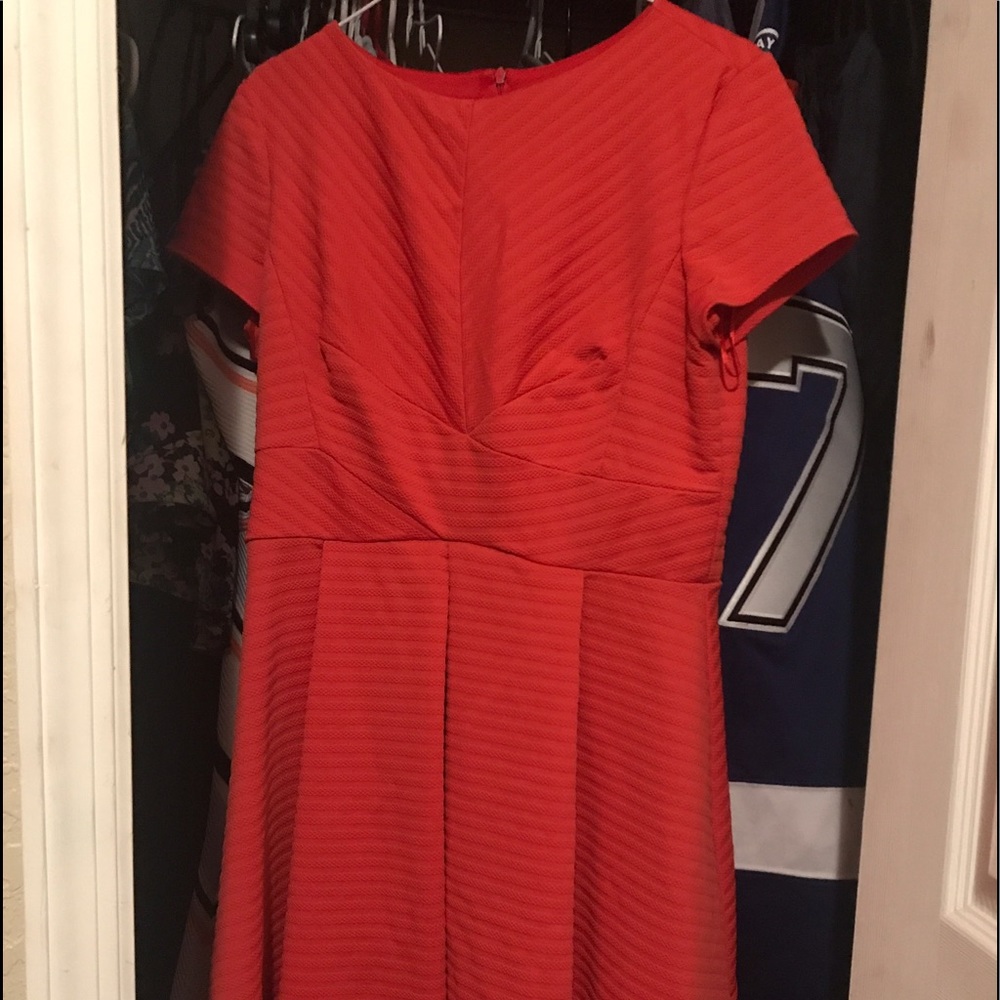 Coral dress