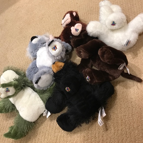 6 Boys Webkinz Stuffed Animals - Picture 2 of 2