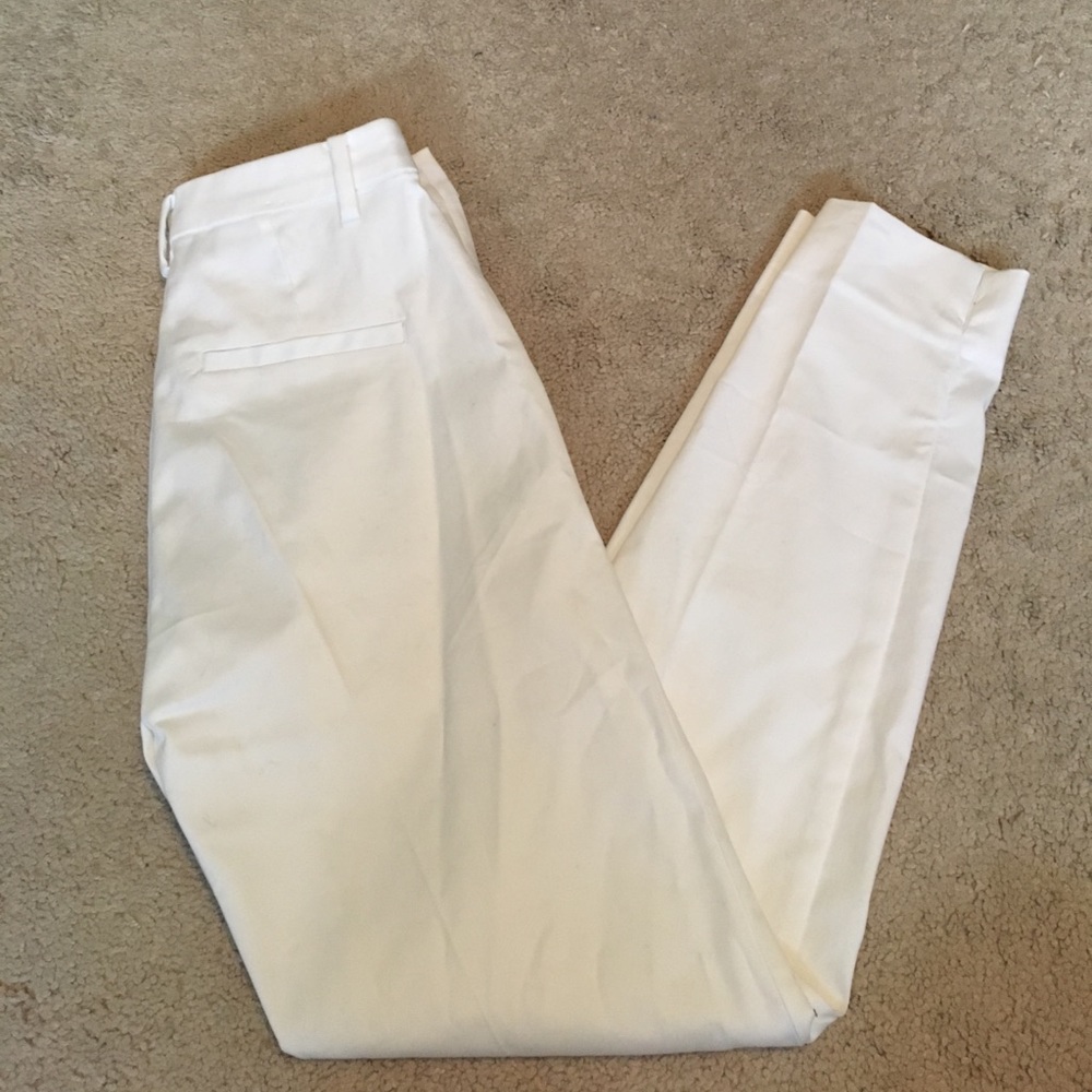 BRAND NEW H&M WHITE SLACKS Size 4